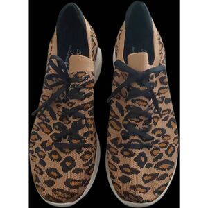 SKECHERS Wide Fit Memory Foam Air Cooled Safari Print Slip on Sneakers 10